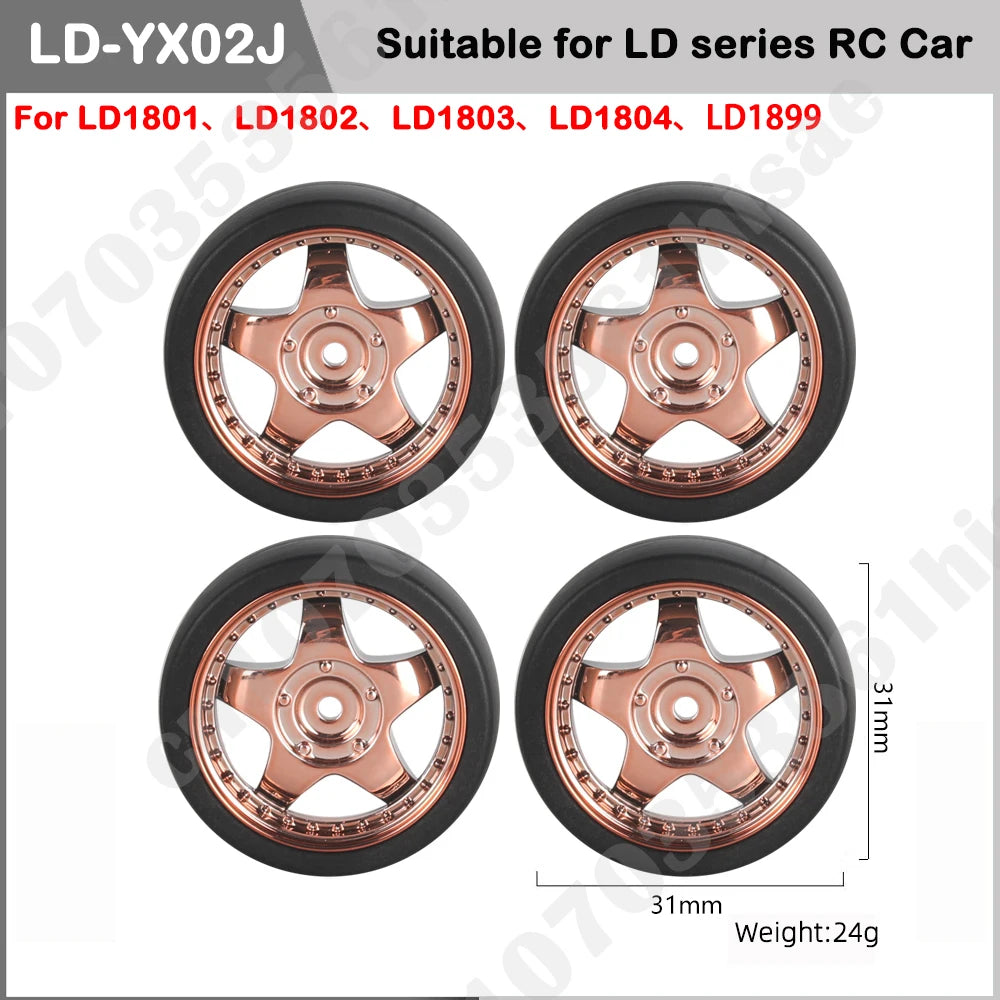 1/18 RC Drift Car Tires – Spare Replacement Parts for Drift Racing