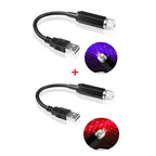 USB LED Star Projector – Adjustable Galaxy Atmosphere Lamp for Car Interior