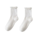 Ruffled Cotton Ankle Socks – Kawaii Lolita Accessories for Women