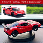 Drifting Car Dashboard Ornament – Swinging Model for Racing Enthusiasts