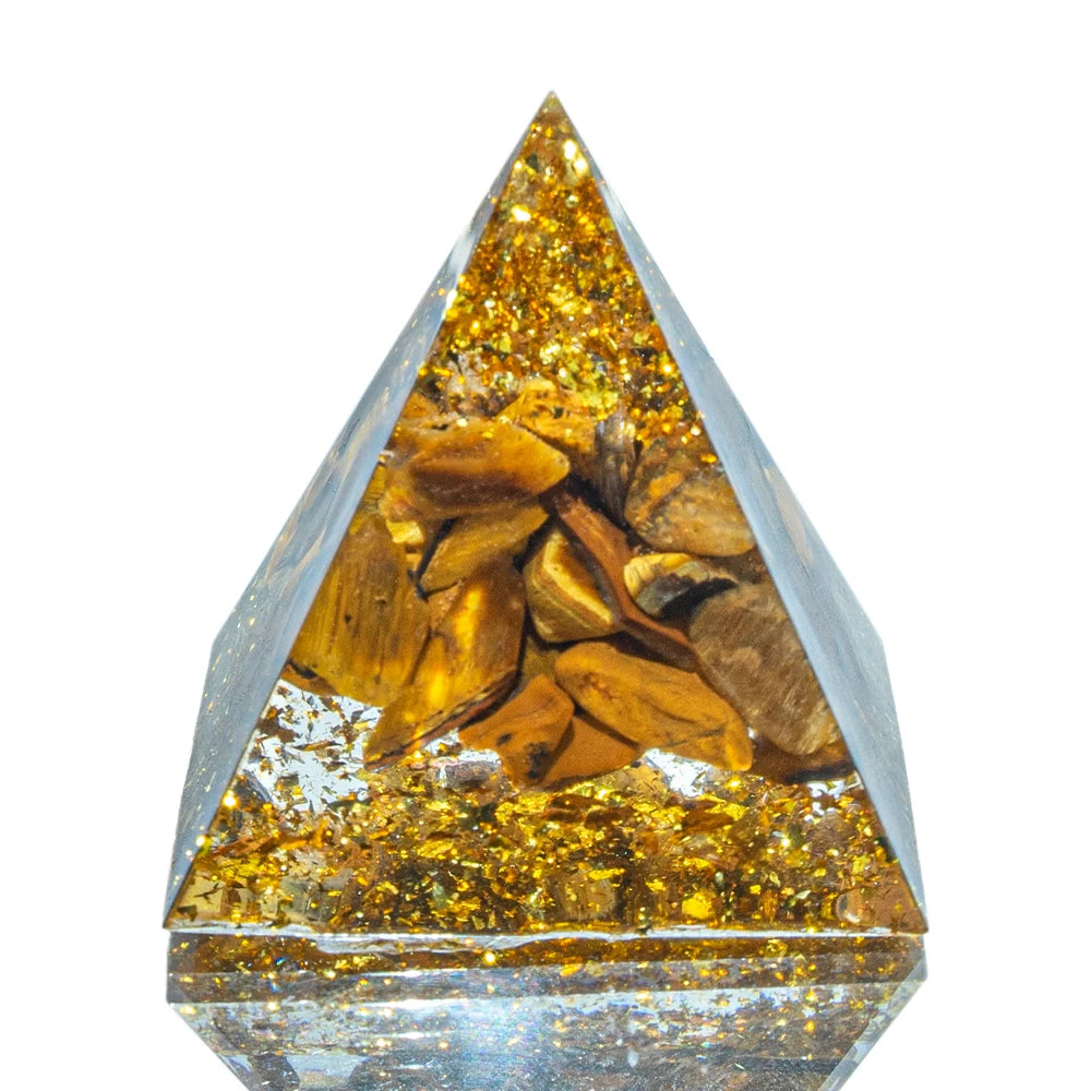 Amethyst Crystal Pyramid – Reiki Energy Generator for Chakra Meditation