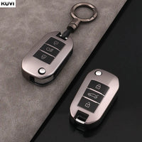 TPU Flip Key Case – Protective Shell for Peugeot and Citroen Car Remotes