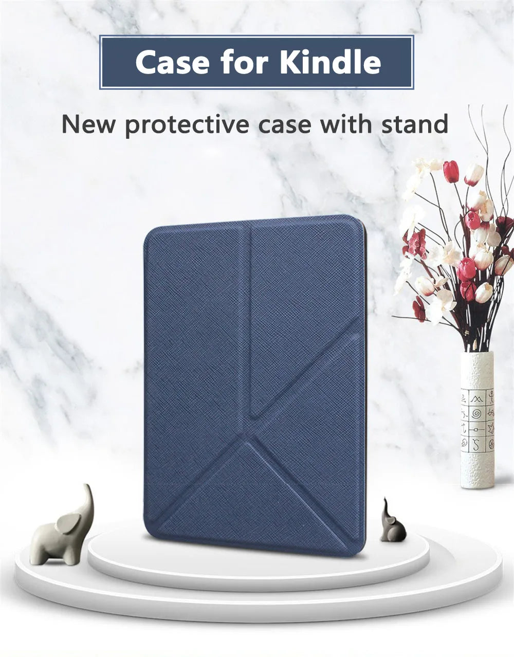 Foldable Stand Case – Protective Pouch Cover for 6 to 7 Inch Kindle E-Reader