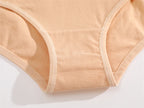 Cotton Letter Belt Briefs – Low Waist Breathable Lingerie for Women