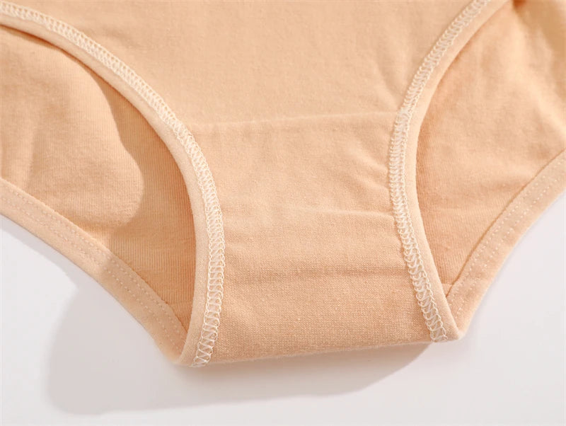 Cotton Letter Belt Briefs – Low Waist Breathable Lingerie for Women