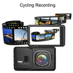 Dual Channel Dash Camera – Full HD 1080P Night Vision for Vehicle Security