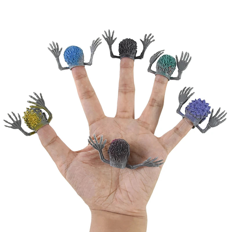 Mini Monster Finger Puppets – Spooky Ghost Zombie Toys for Kids Parties