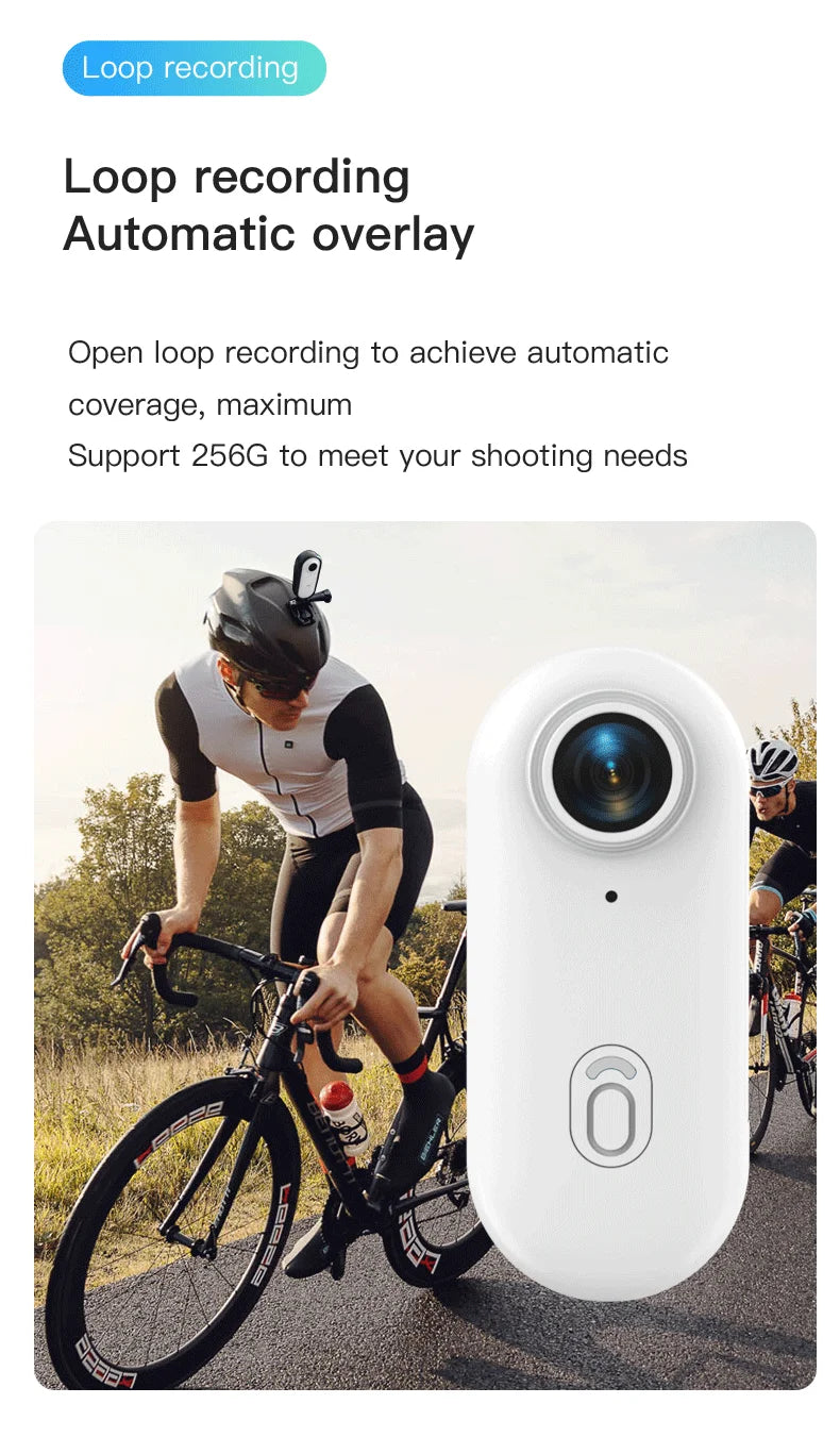 4K Mini Action Camera – Magnetic Wearable Cam for Outdoor Sports