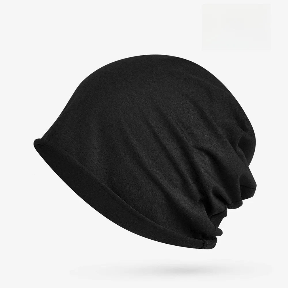 Cotton Sleep Cap – Breathable Unisex Headscarf for Nightwear and Hair Loss