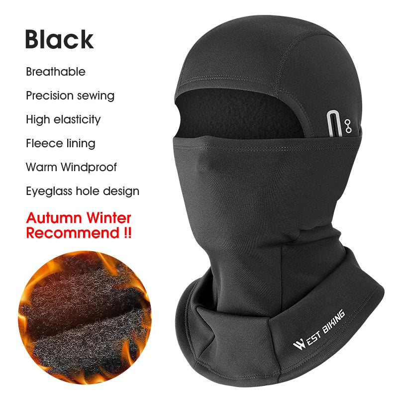 Fleece Balaclava Full Face Mask – Thermal Winter Gear for Outdoor Sports