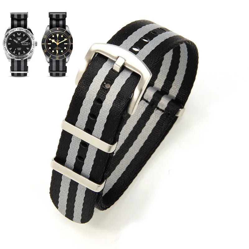 Nylon Watch Strap – 20mm 22mm Sport Band for Omega Seiko Rolex