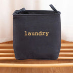 Foldable Jute Laundry Basket – Large Capacity Fabric Storage for Bathroom