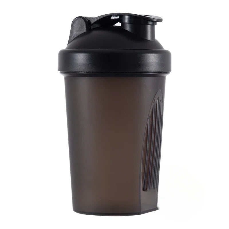 400ml Portable Plastic Shaker Bottle – Protein Mixer for Fitness Gym Sports