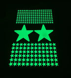 Glow in the Dark Wall Decals – Luminous Dots and Stars for Kids Bedroom Decor