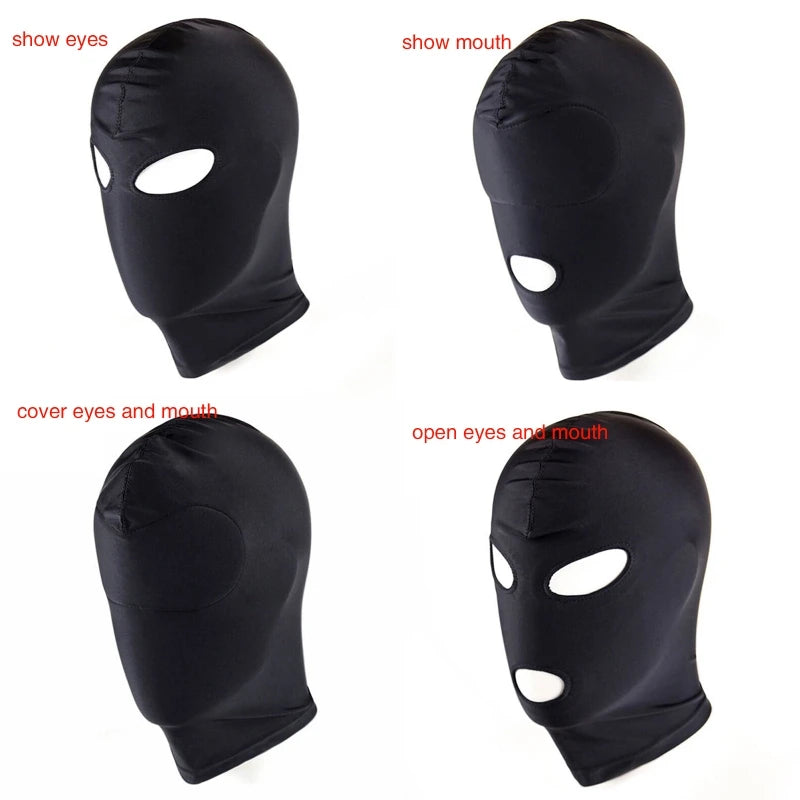 3-Hole Knitted Balaclava – Full Face Mask for Winter Skiing and Cosplay