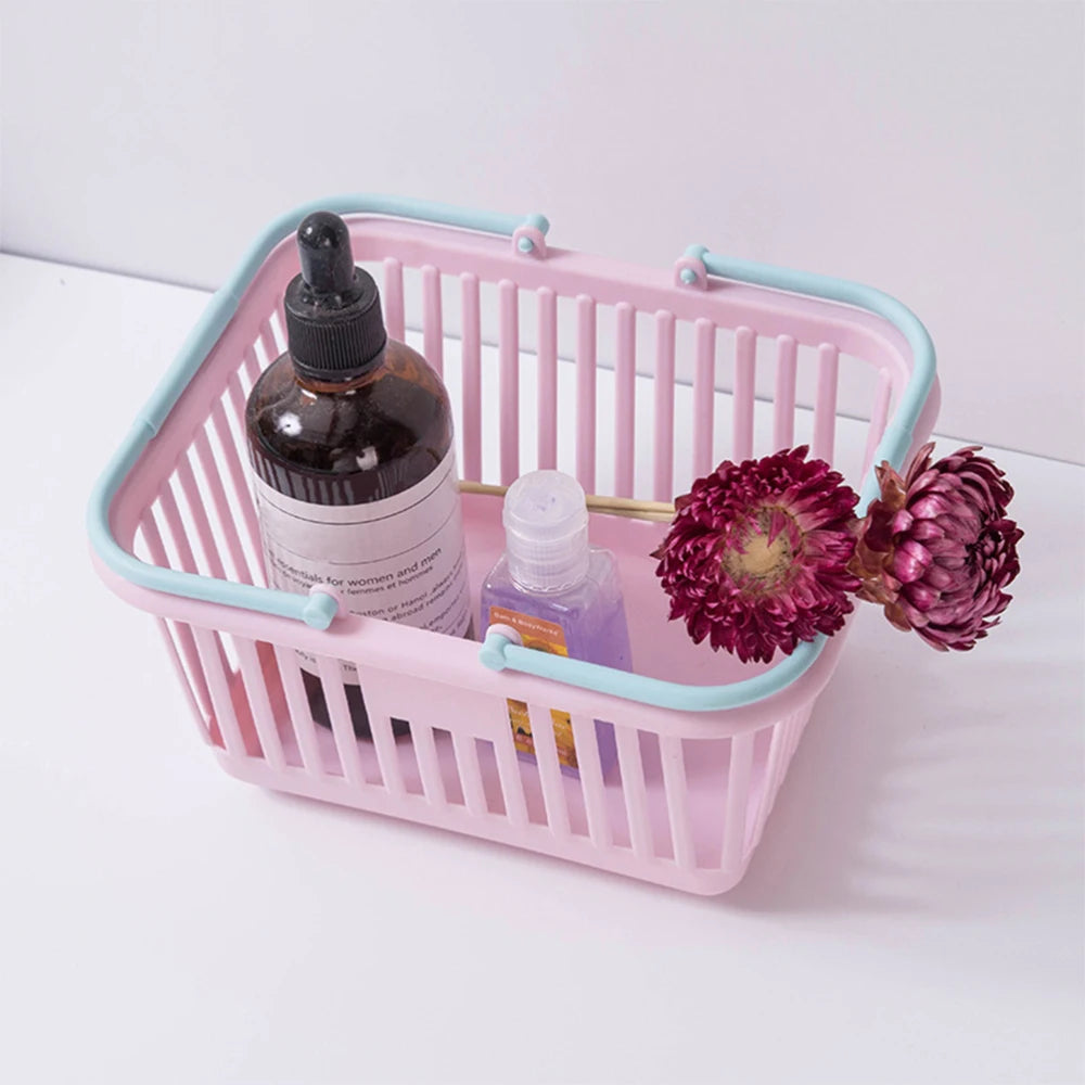 Small Plastic Picking Baskets – Portable Storage for Kids Toys and Bathroom