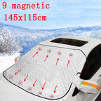 Magnetic Windshield Sunshade – Waterproof Anti-Ice Cover for Winter Auto