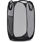Collapsible Mesh Laundry Basket – Large Breathable Hamper for Home Storage