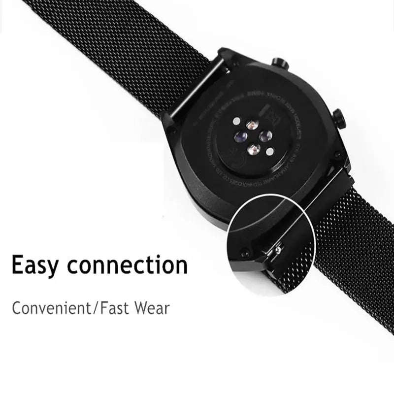 Milanese Stainless Steel Watch Band – 20mm 22mm Strap for Amazfit Smartwatches