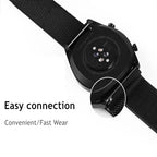 Milanese Stainless Steel Watch Band – 20mm 22mm Strap for Amazfit Smartwatches