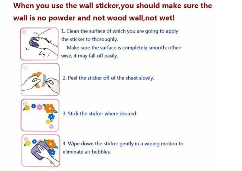 Animal Wall Decals – Self-Adhesive Nursery Stickers for Kids Bedroom Decor