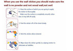 Animal Wall Decals – Self-Adhesive Nursery Stickers for Kids Bedroom Decor