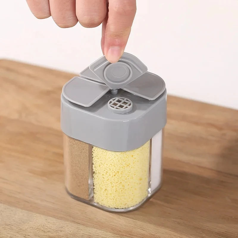 Plastic Spice Container Set – Portable Seasoning Jar for Outdoor Camping BBQ