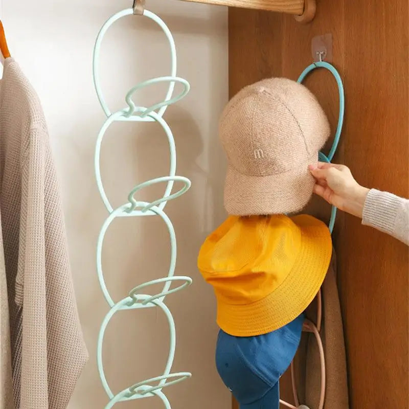 Over-the-Door Hat Rack – Wall Mount Storage Organizer for Caps and Scarves