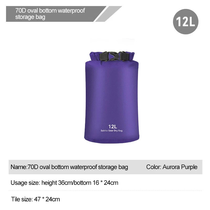 Waterproof Dry Bag – Ultralight Storage Sack for Outdoor Kayaking and Rafting