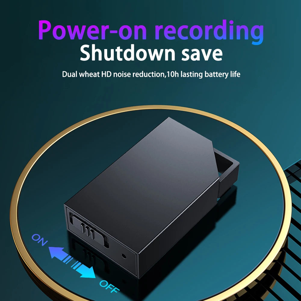 Digital Voice Recorder – Ultra-Thin Audio Dictaphone for Professional Meetings