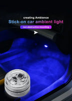 Wireless LED Ambient Interior Light – Adhesive Atmosphere Lamp for Auto Decor
