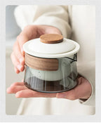 Portable Travel Tea Set – Ceramic Teapot and Cups for Camping
