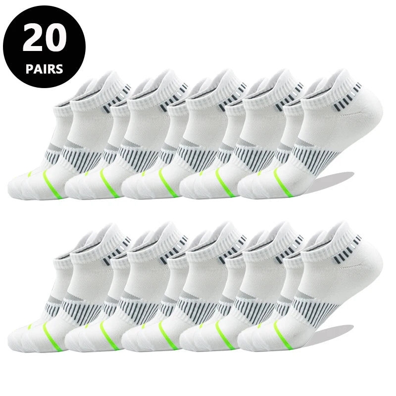 Classic Crew Socks – Breathable Anti-slip Design for Running and Sports