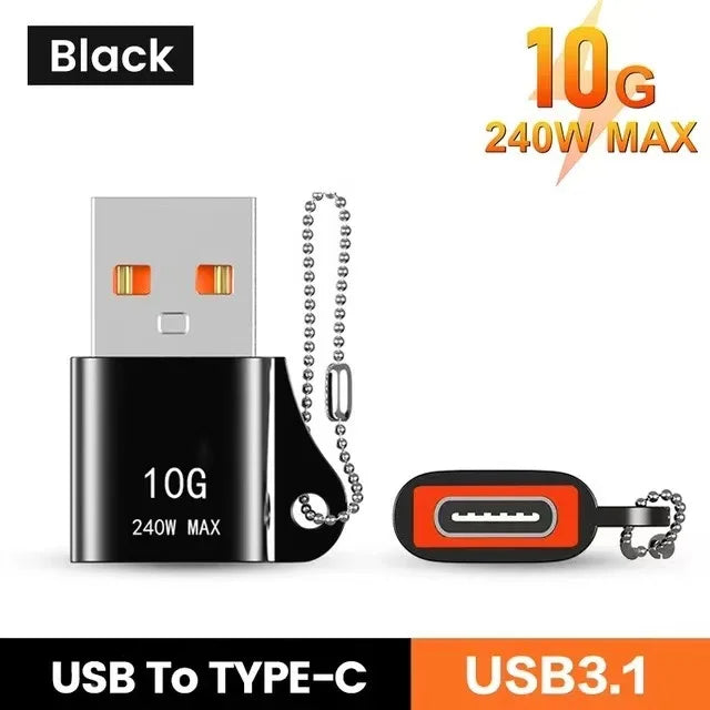 USB to USB-C Adapter – Fast Charging OTG Converter for Smartphones and Laptops