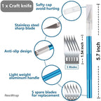 Vinyl Wrap Tool Kit – Felt Squeegee and Knife Set for Car Tinting