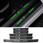 Carbon Fiber Door Sill Stickers – Protective Threshold Decals for Volkswagen