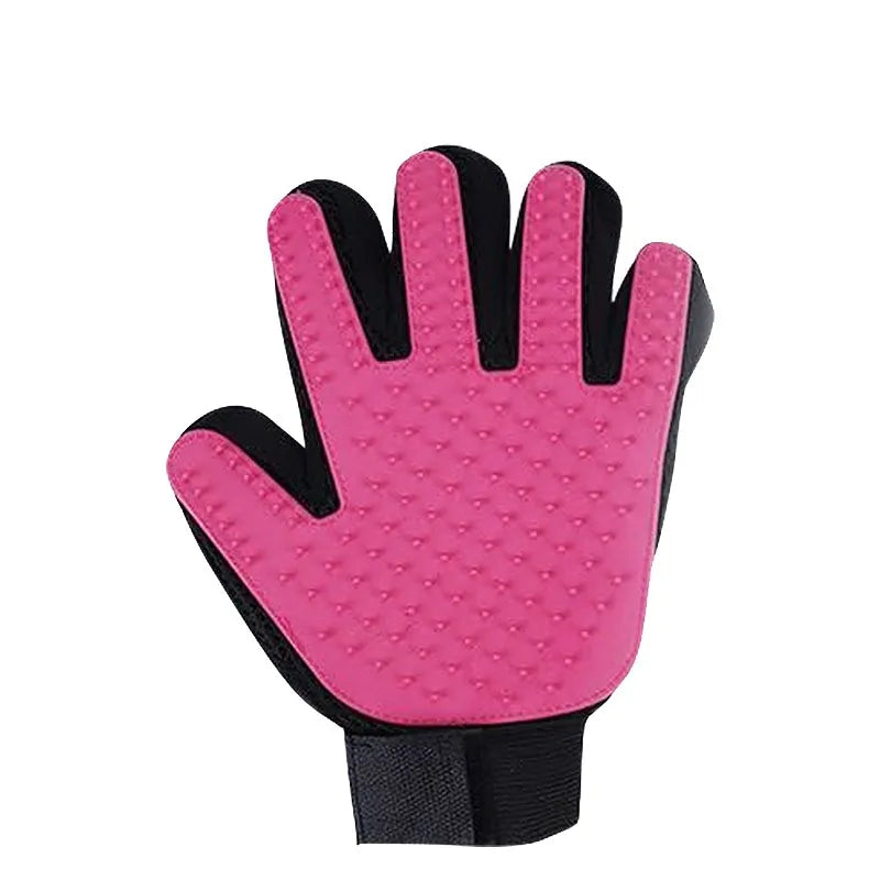 Rubber Grooming Gloves – Pet Hair Remover Brush for Dog and Cat Bathing