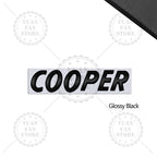 3D Metal Letter Emblem – Rear Trunk Badge for MINI Cooper S Styling