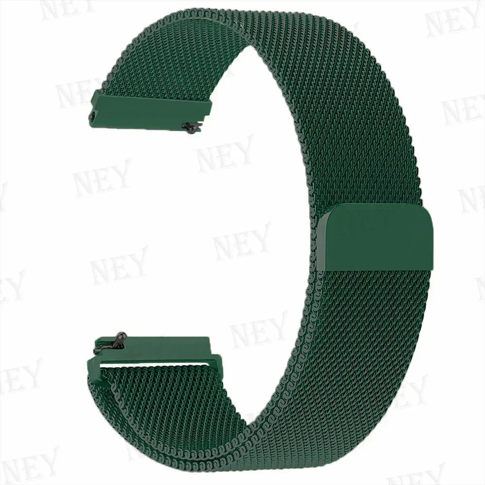 Milanese Stainless Steel Watch Band – Magnetic Mesh Loop for Xiaomi Redmi