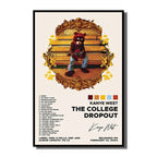 Kanye West Canvas Poster – HD Music Album Art for Home Wall Decor