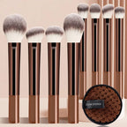 Synthetic Makeup Brush Set – Soft Cosmetic Tools for Foundation and Eyeshadow
