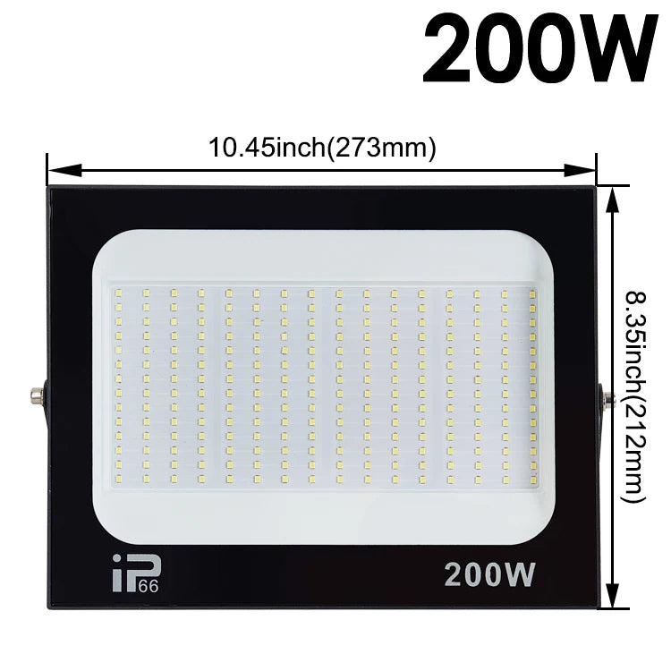 LED Flood Light – IP66 Waterproof Spotlight for Outdoor Garage and Street