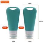 Silicone Travel Dispenser Bottles – Leakproof 90ml Containers for Toiletries