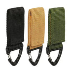Nylon Tactical Glove Hook – Durable Carabiner Clip for Outdoor Camping