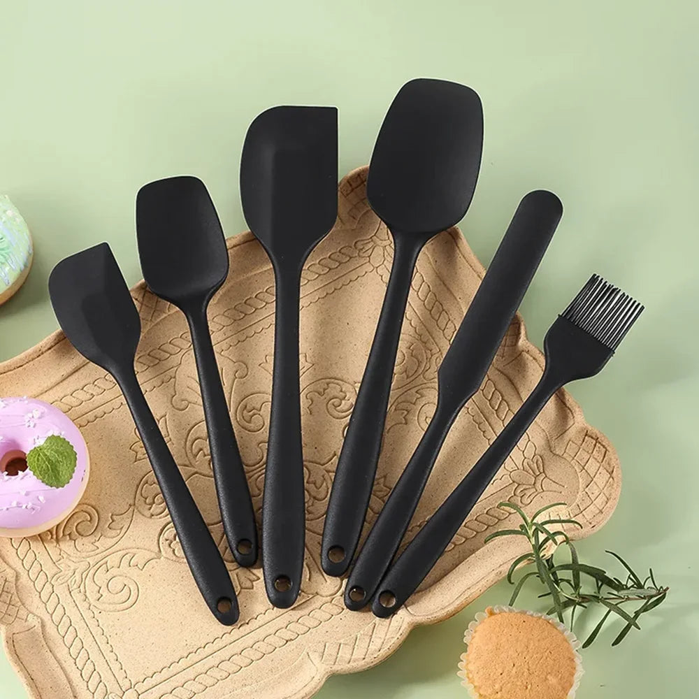 Silicone Spatula Set – Heat-Resistant Non-Stick Tools for Cooking and Baking