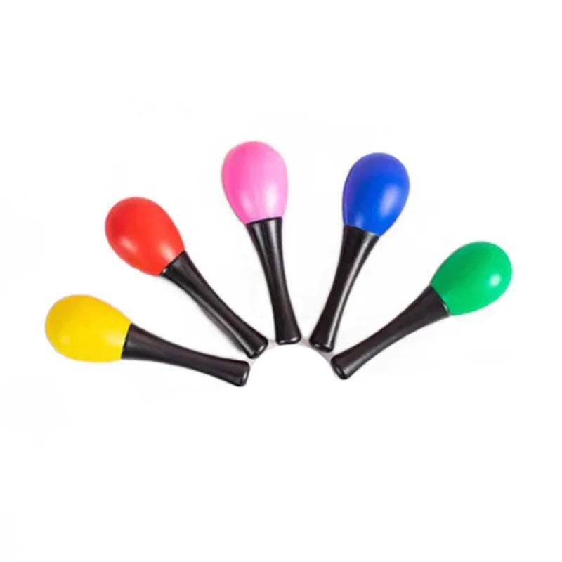 Small Plastic Maraca Sand Hammer – Musical Percussion Toy for Kids Party