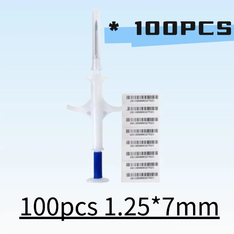 RFID Pet Microchip Syringe – 134.2KHz FDX-B ID Tag for Dogs Cats and Horses