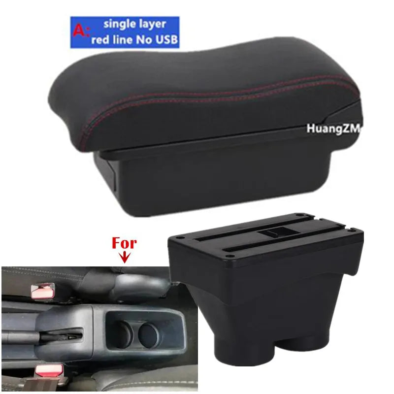 Center Console Armrest Box – Storage Organizer for Peugeot 208 2012-2018