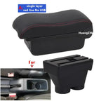 Center Console Armrest Box – Storage Organizer for Peugeot 208 2012-2018