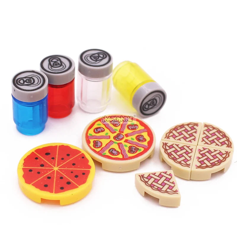 Mini Food Building Blocks – Toy Kitchen Accessories for Creative Play